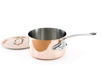 Сотейник медный с крышкой Mauviel MHeritage M150 6110.13 в ШефСтор (chefstore.ru)